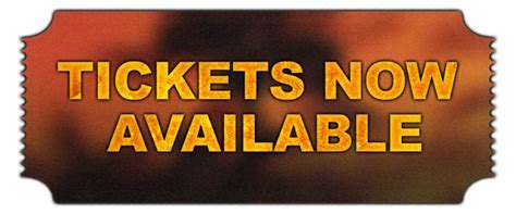 TICKETS NOW AVAILABLE  .